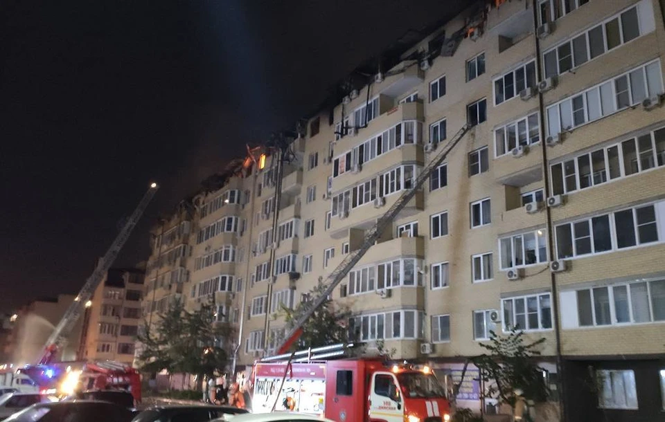 Пожар в Краснодаре локализован. Фото: Валерий Стурит/ТАСС