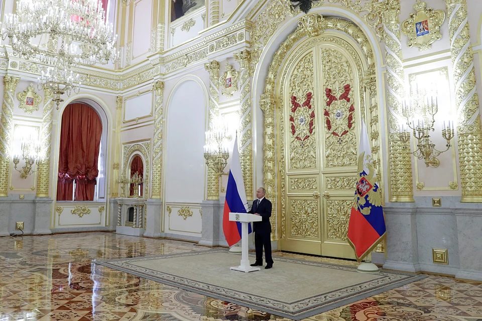 Владимир Путин выступил в Кремле перед членами Совета
