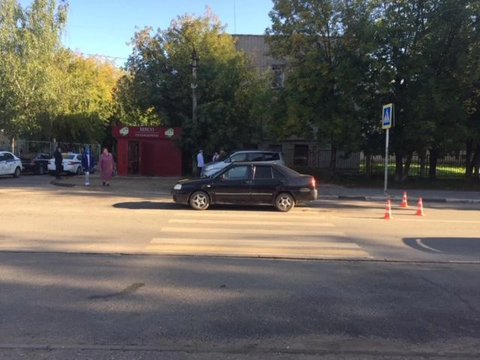 Девочку сбили на пешеходном переходе Фото: УГИБДД России по Тверской области
