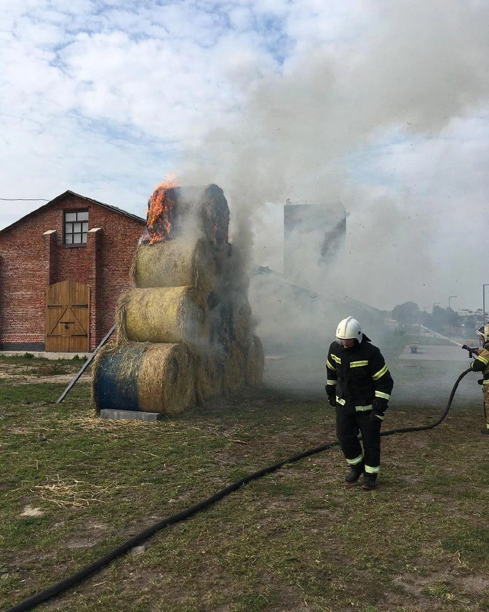 Композиция сгорела в четверг, 24 сентября.