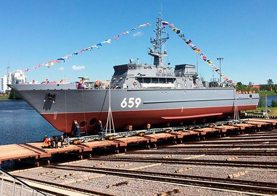 Новейший корабль противоминной обороны «Яков Баляев» проекта 12700