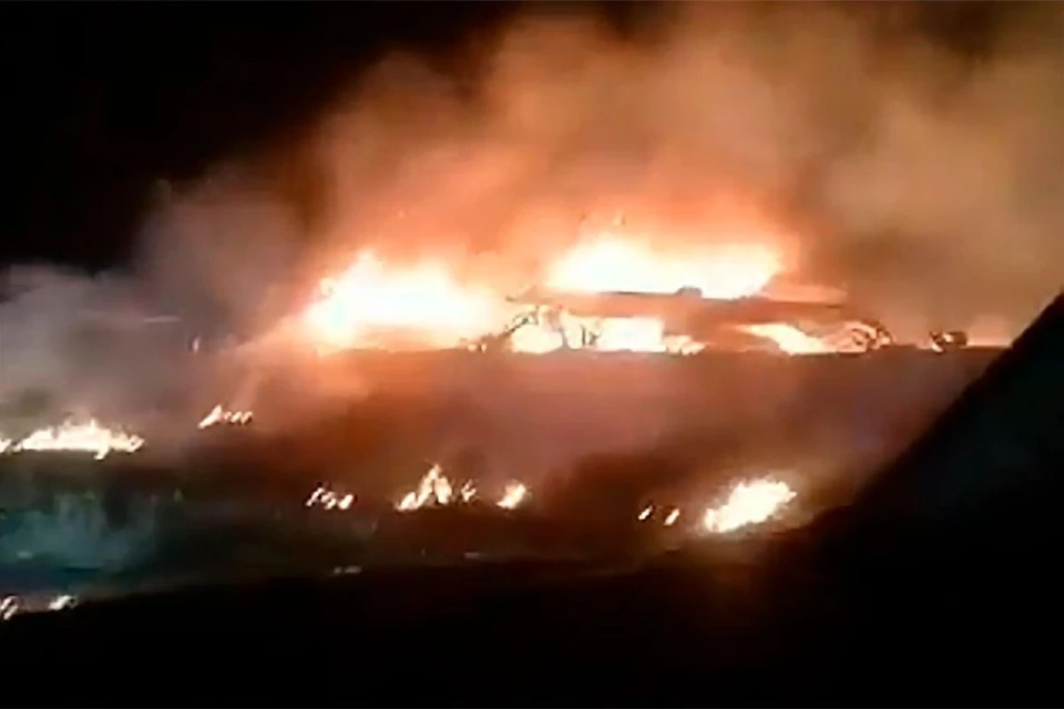 Очевидцы авиакатастрофы Ан-26 под Харьковом слышали взрывы