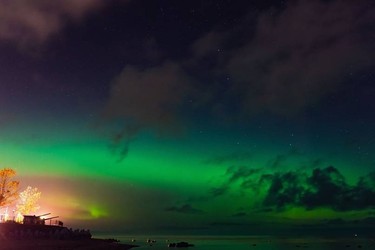 Северное сияние в Санкт-Петербурге 2020 года / Фото: Александр Спиридонов