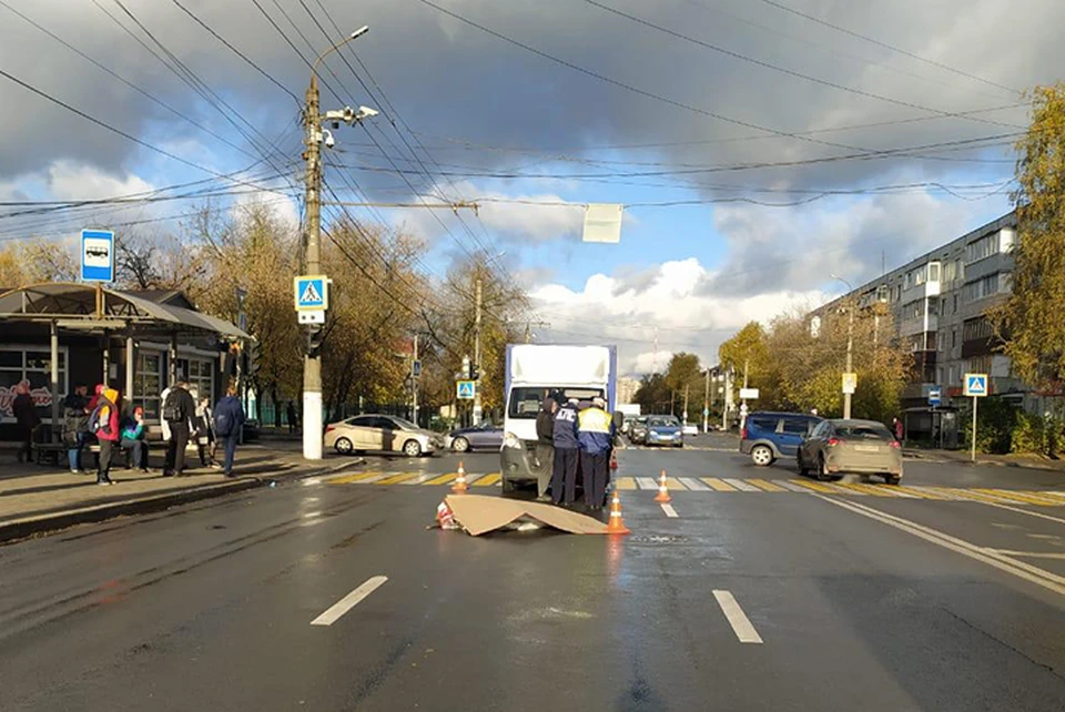 Пешеход скончался на месте ДТП Фото: УГИБДД России по Тверской области