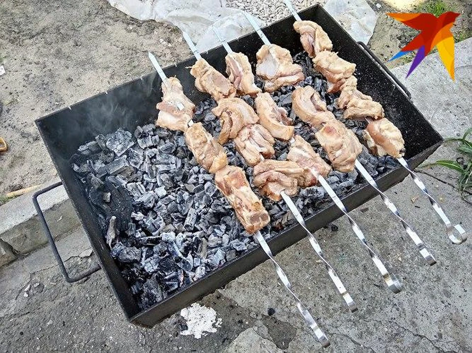 Мужчина попался на краже шашлыка