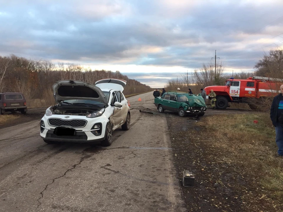 Водитель на KIA не пропустил отечественную легковушку. Фото - ГУ МВД России по Самарской области