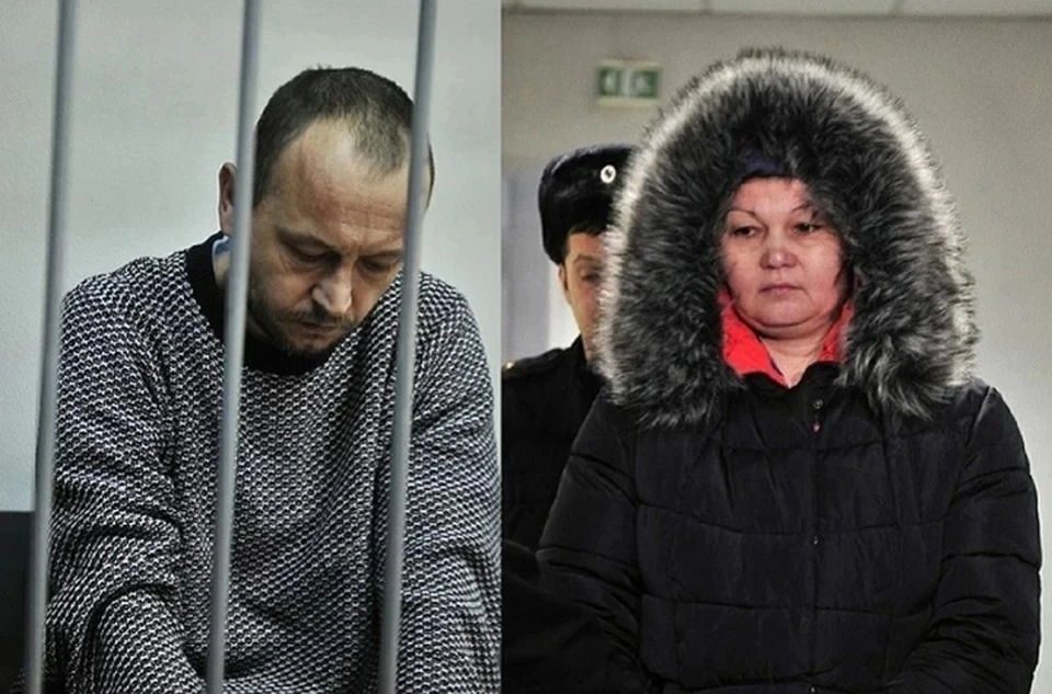 на фото слева - отец убитого ребенка, справа - создательница секты // "КП-Урал"