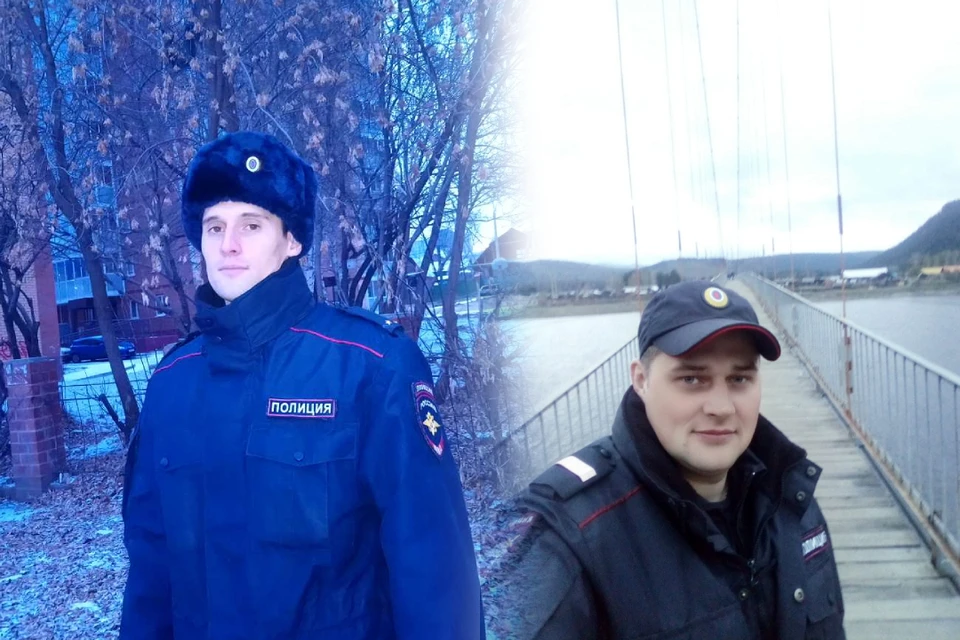 Алексея Зяблов (слева) и Дмитрий Говорин за пять минут сумели задержать преступника и спасти пять человек из горящего дома. Фото: личный архив