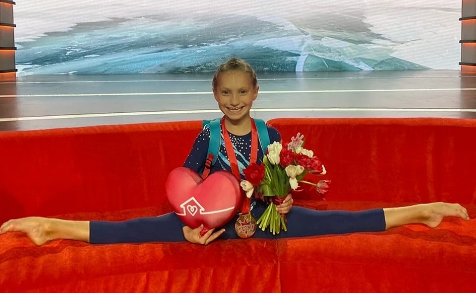 «Лучше всех!»: гимнастка из Тюмени снялась для шоу «Первого канала». Фото: Жар-Птица