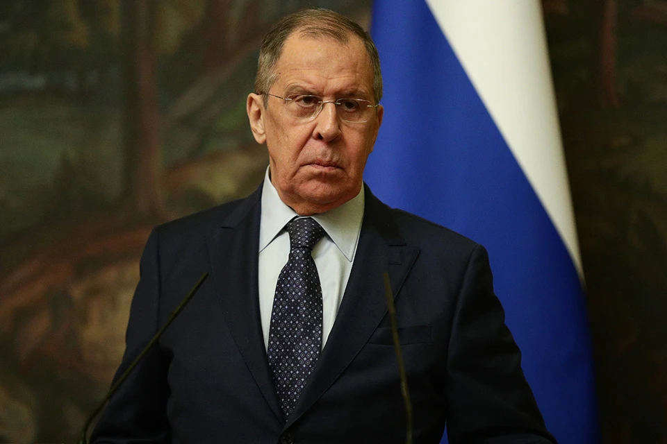 Министр иностранных дел РФ дал интервью телеканалу Russia Today