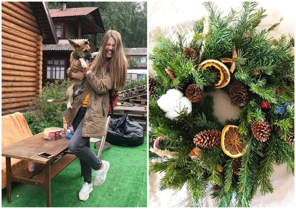 Юлия приютила две собаки и помогает приютам