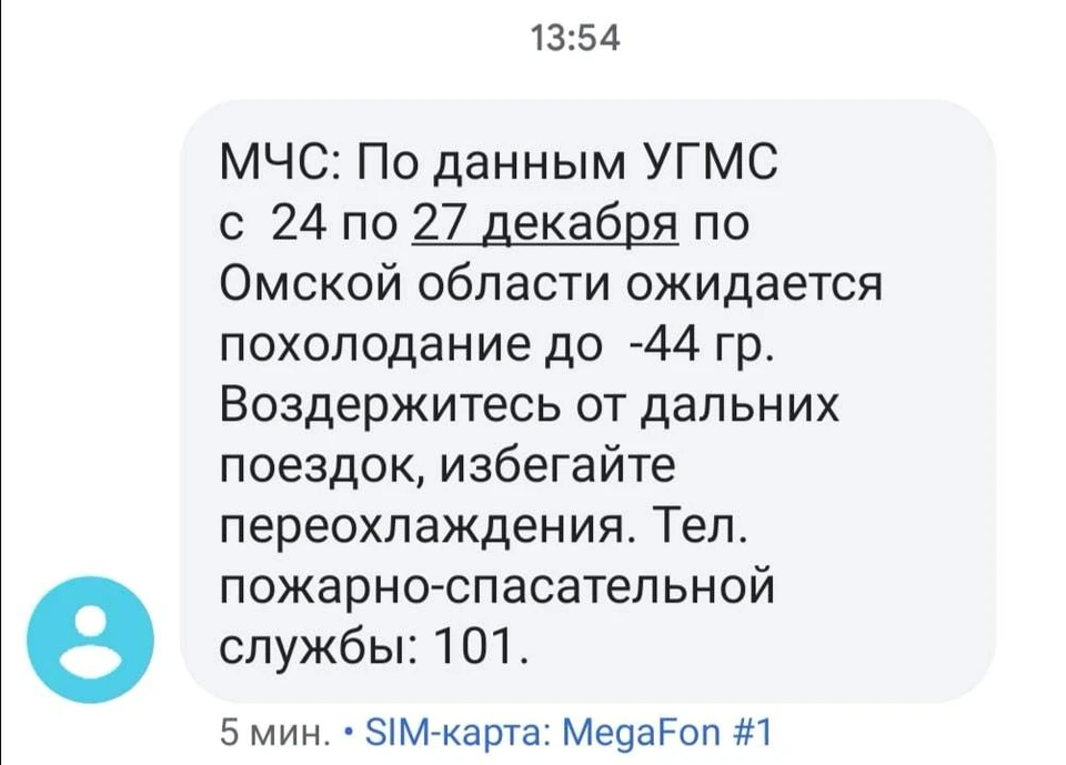 На Омскую область надвигаются 40-градусные морозы. Фото: «Омск Live»