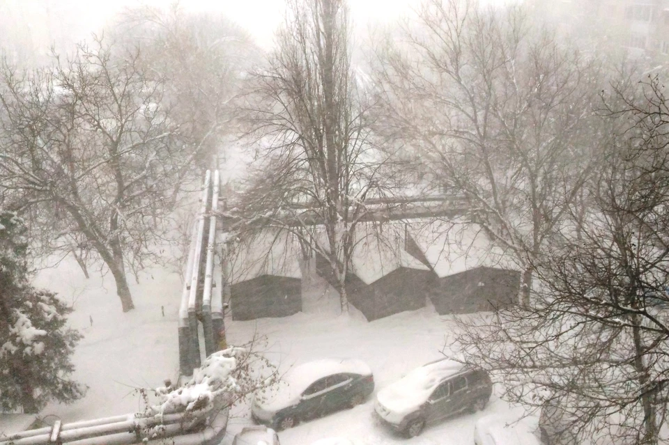 Снежный апокалипсис в Краснодаре.