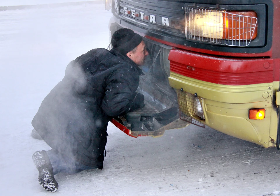 Из-за аномальных морозов отменены автобусные рейсы в Кузбасс