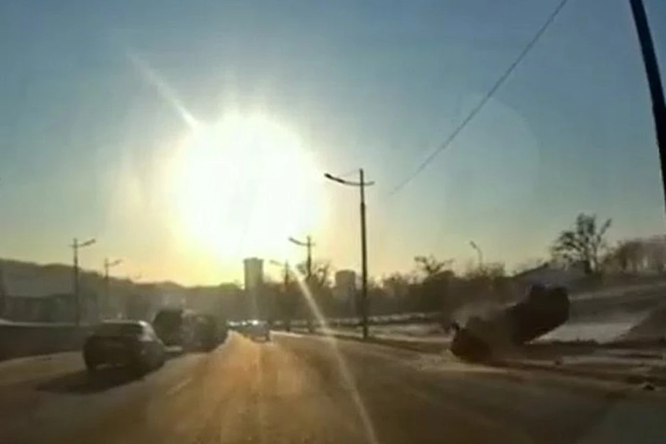 Водитель не справился с управлением в районе Седанки