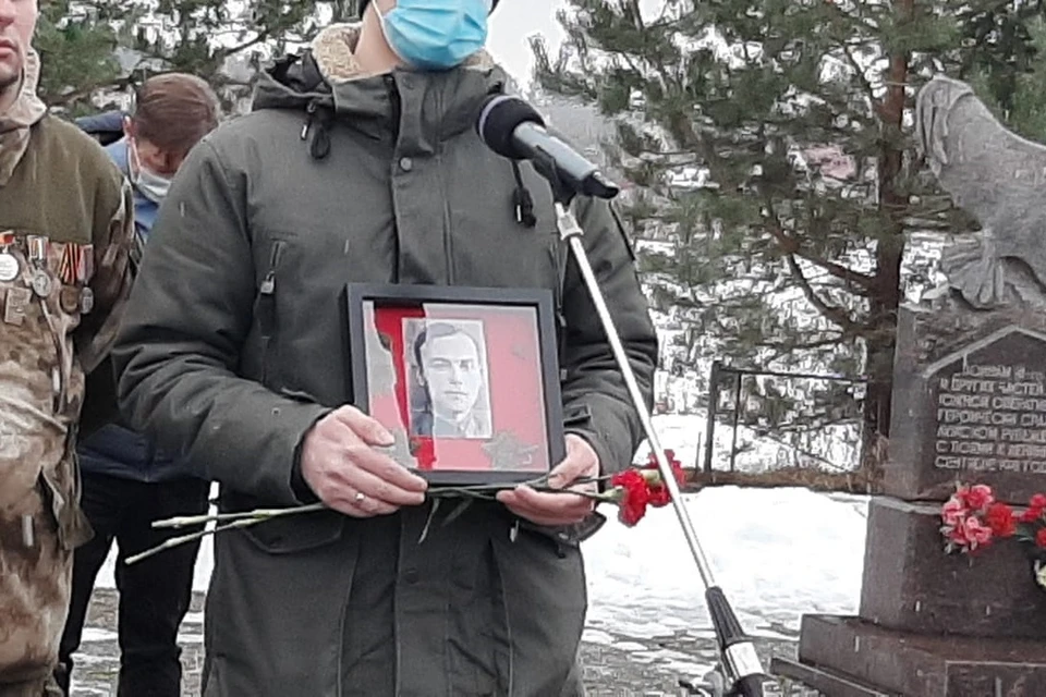 Под Вырицей похоронили останки красноармейца, погибшего в 1941 году. Фото ГСУ СК РФ по ЛО