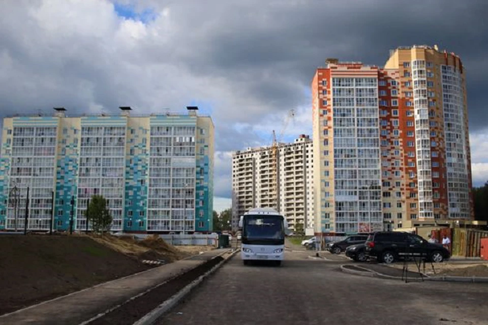 Район Южные Ворота построен почти на половину: здесь возведено 22 дома – а это 5 139 квартир общей площадью 265 тыс. кв. м. Здесь уже проживает 6,5 тыс. человек. Фото В. Доронина.