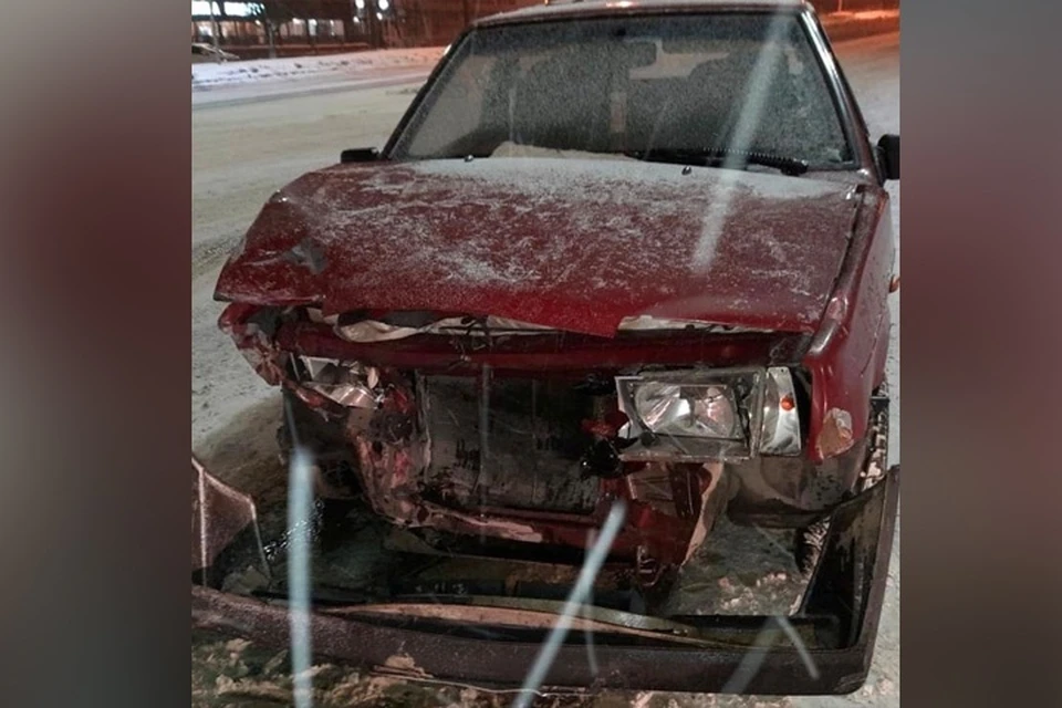 В Кемерове в ДТП на Пионерском бульваре пострадали два человека. Фото: ГИБДД Кузбасса