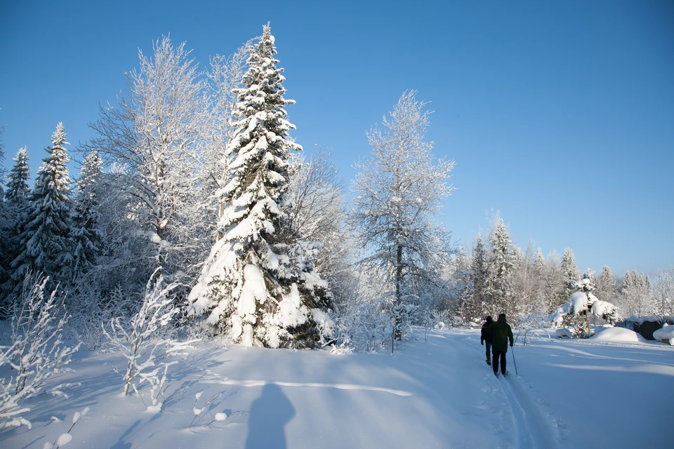 В Ижевске было морозно