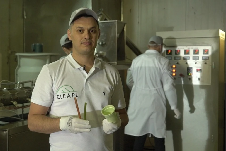 Иван Захаров также готов производить и биоразлагаемые стаканчики, но для этого нужны инвестиции. Фото: agro.tatarstan.ru