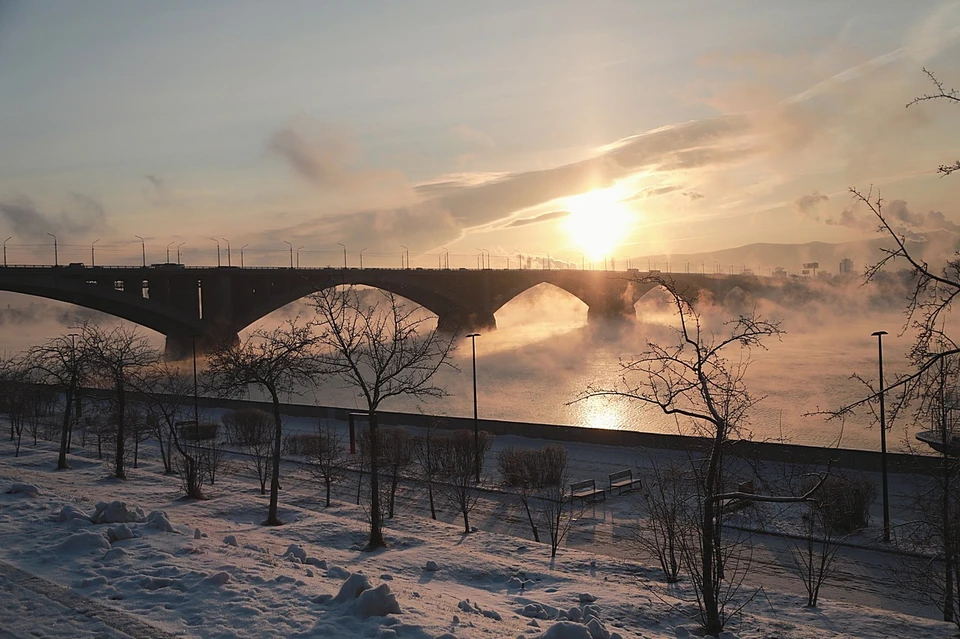 Красноярцев сегодня ждет метель