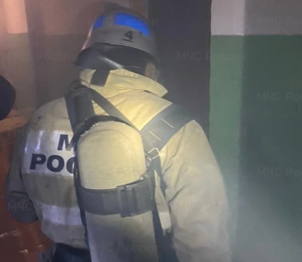 Ликвидация пожара в Людиново на Новой улице