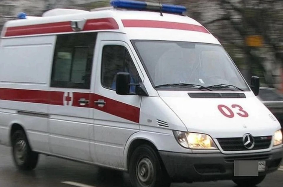 Пострадавшего увезли в больницу