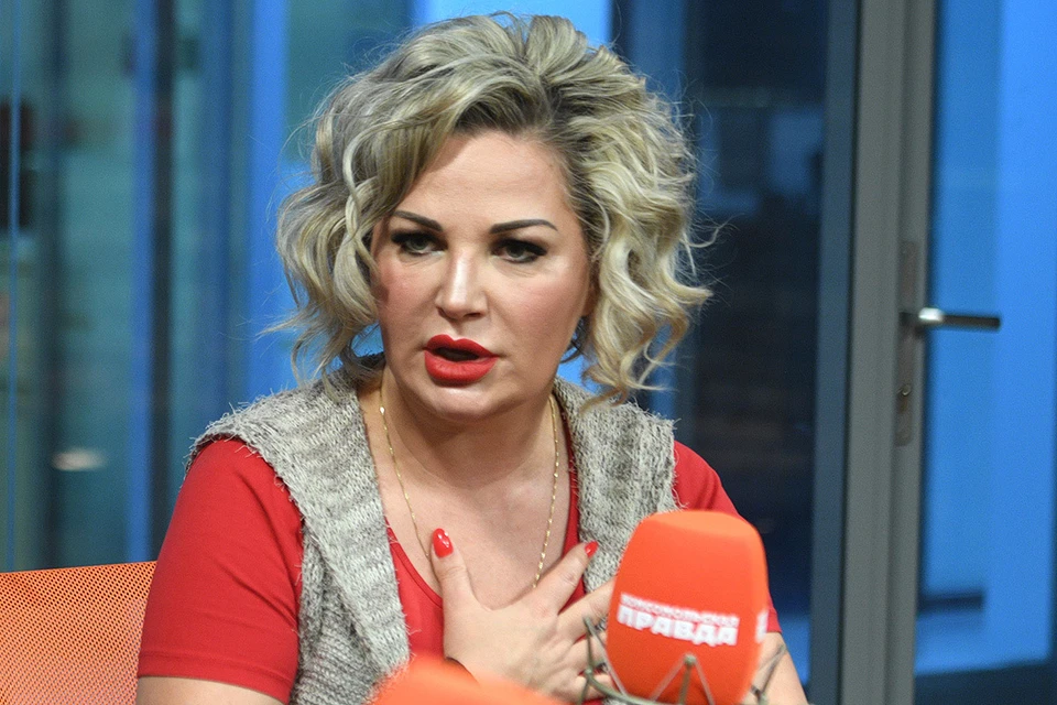 Мария Максакова в студии Радио "Комсомольская правда".