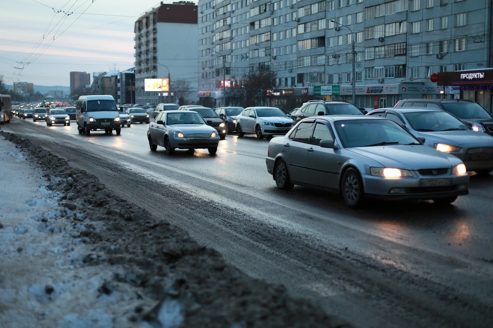 Слякоть на дорогах подмерзнет и образуется гололед