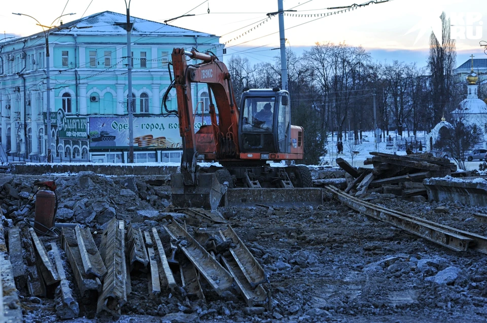 Ремонт Красного моста в Орле