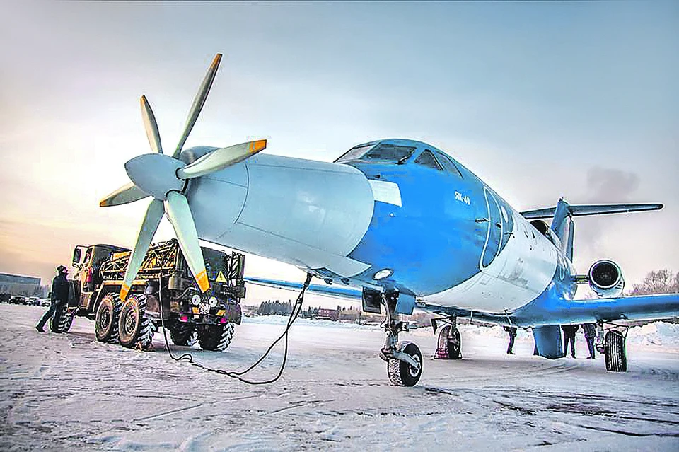 Старый добрый Як-40 первым полетит с достаточно мощным электро-мотором. Фото: Татьяна КРАВЧЕНКО/Российская газета