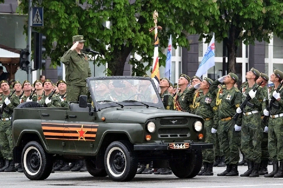 В Луганской Народной Республике началась подготовка к Параду Победы. Фото: пресс-служба Главы ЛНР