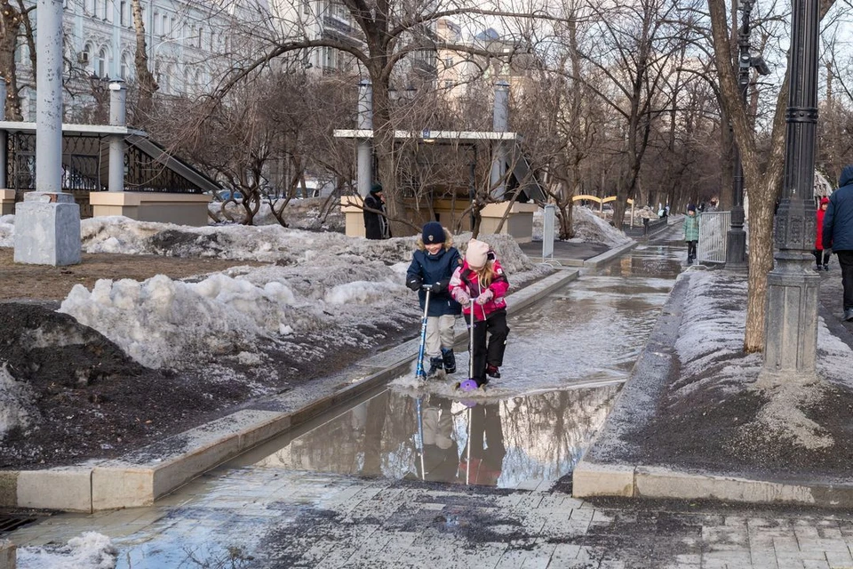Весь день на улице будет плюсовая температура.