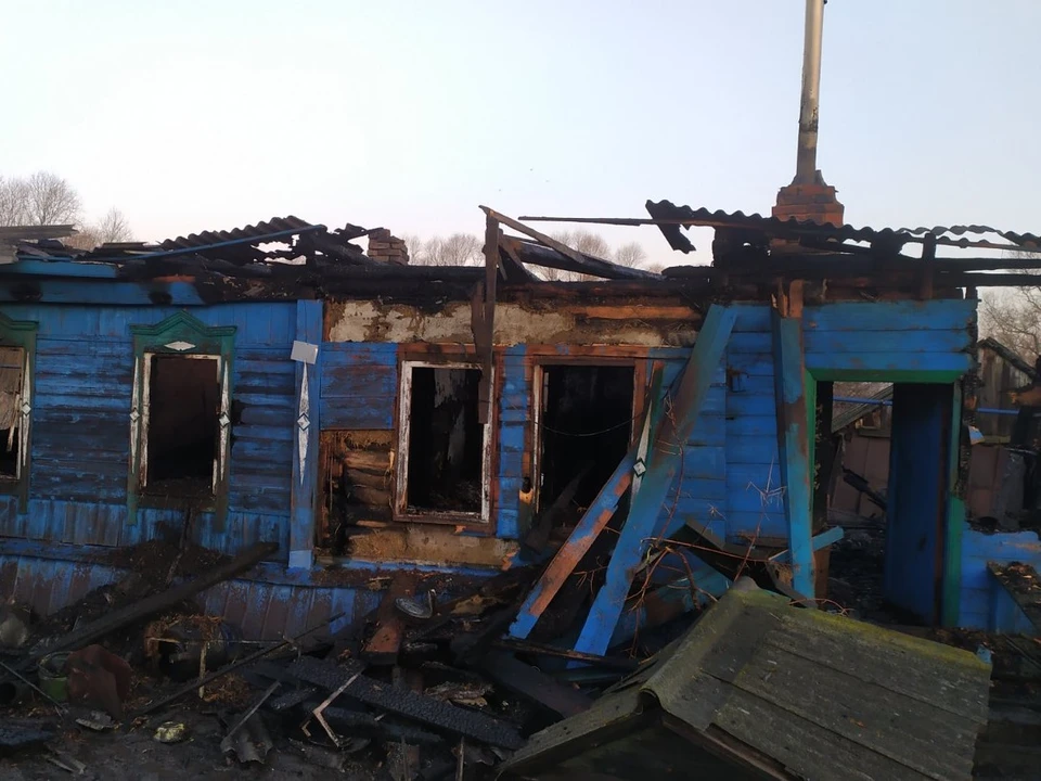Тело женщины было найдено в сгоревшем доме