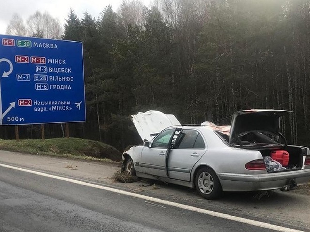 Жуткие фото: вот что произошло с Mercedes-Benz после столкновения с лосем  на М1 - KP.RU