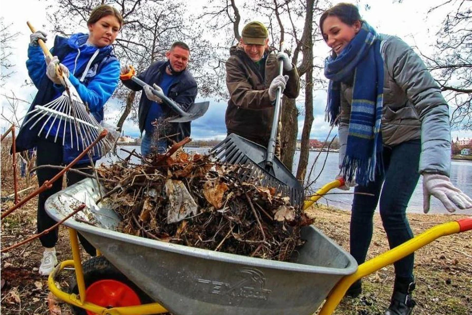 Локация для субботника была выбрана не случайно