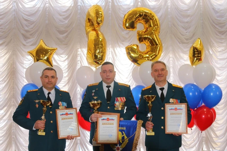 Не только пожарно-спасательные подразделения становятся лучшими, у пожарных есть и личные достижения. Фото: предоставлено пресс-службой Дзержинска