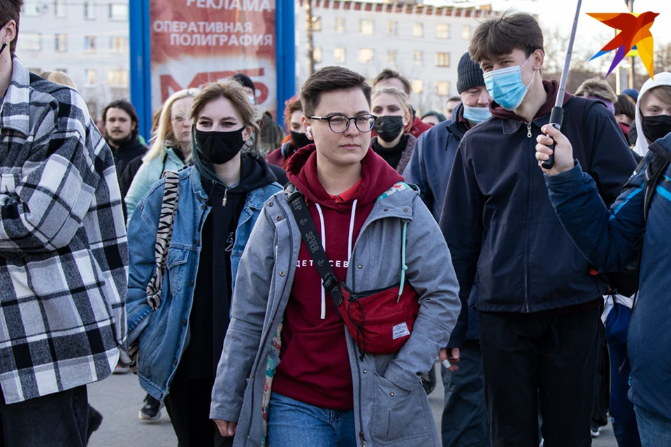 Организатора акций - руководителя штаба Алексея Навального в Мурманске Виолетту Грудину несколько раз задерживали.