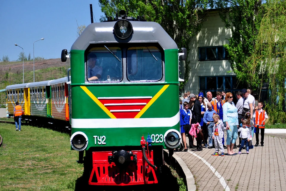 Детская железная дорога начнет работу с 1 мая. ФОТО: ДАН