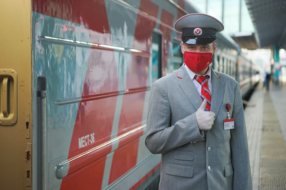 Куйбышевская магистраль обеспечивает эпидемиологическую безопасность и сотрудникам, и пассажирам. Фото: КбшЖД