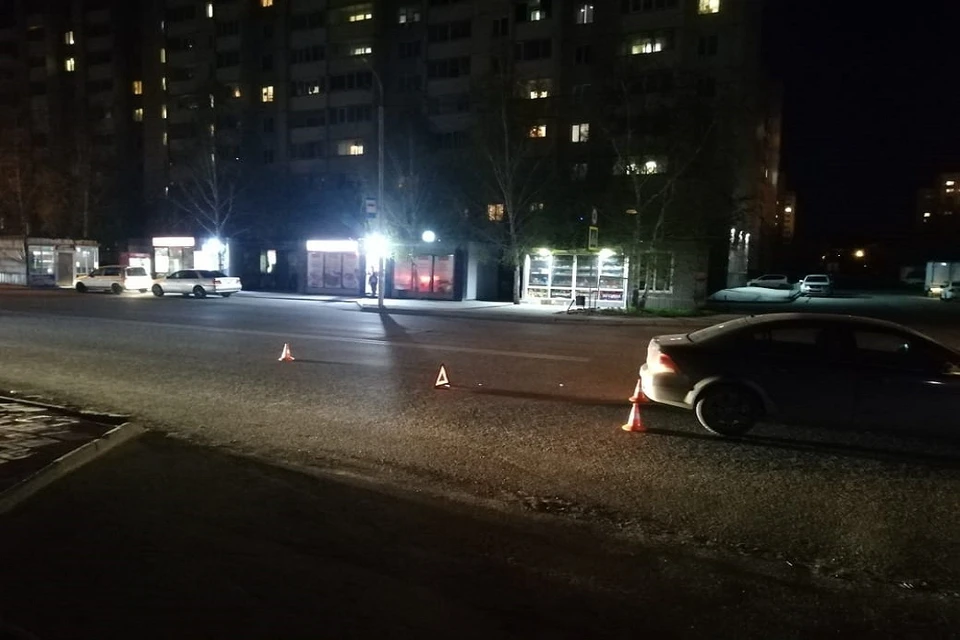 15-летняя девочка пострадала на пешеходном переходе в Новосибирске: ее сбил "Опель". Фото: ГИБДД по НСО.