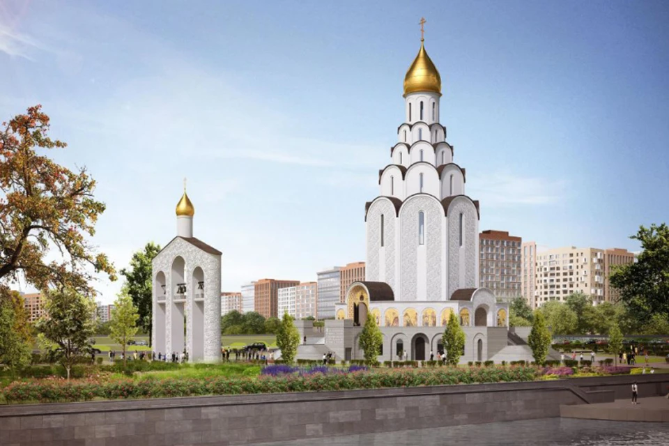Часовня в храмовом комплексе в честь Святого равноапостольного князя Владимира в Тушине уже стала самым высоким сооружением из клееного бруса в России