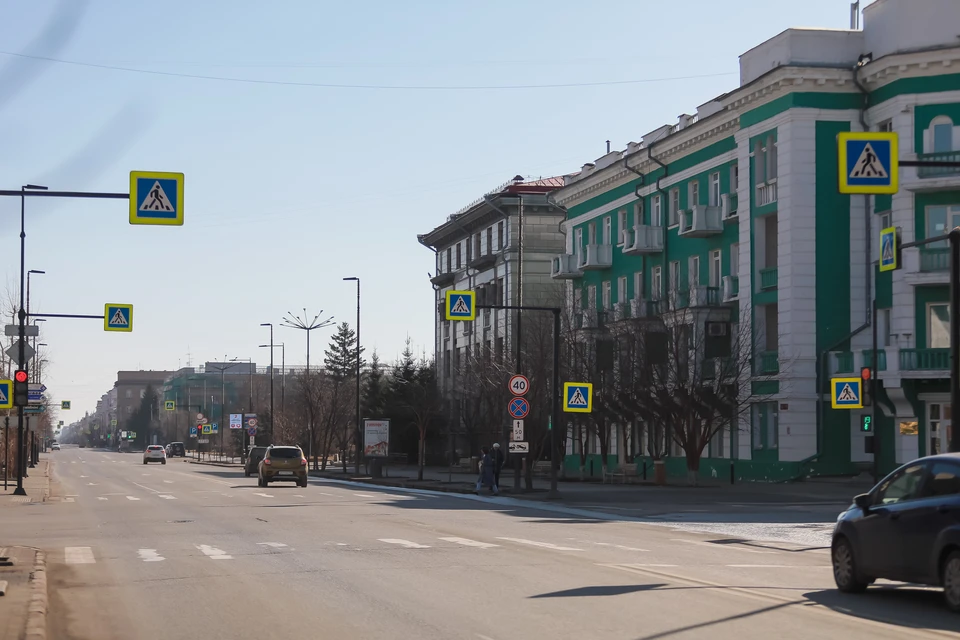 Мэрия Красноярска показала схему перекрытия проспекта Мира на выходных