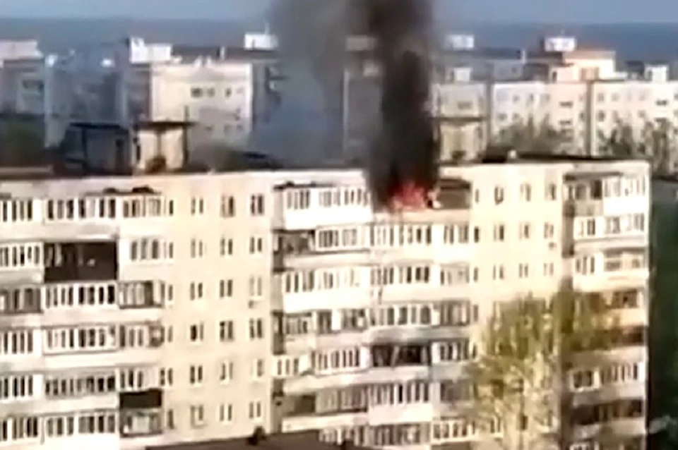 Спасаясь от пожара, две москвички спрыгнули с 9 этажа и остались живы