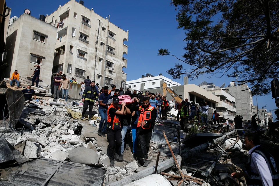При обстреле сектора Газа Израилем погибли 174 человек