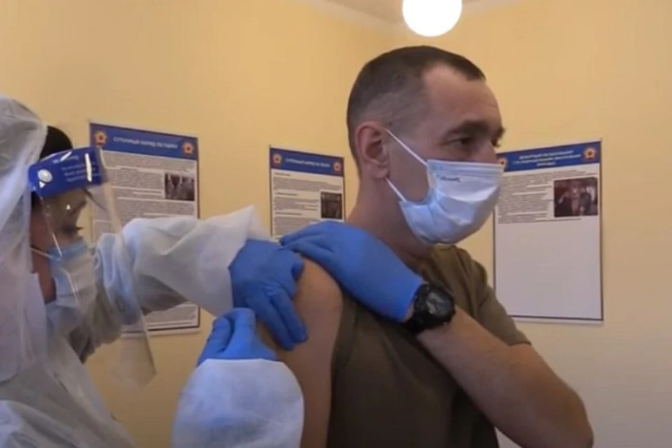 В ЛНР продолжается вакцинация населения от COVID-19. Фото: Народная милиция ЛНР