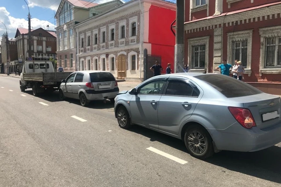 В Липецке столкнулись 2 машины