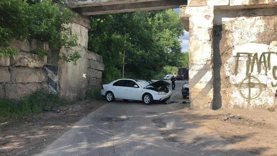 Водитель потерял управление машиной