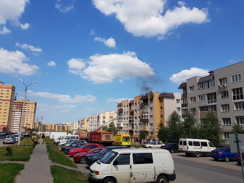 В Туле из горящей квартиры спасли ребенка