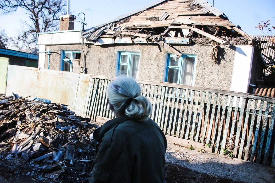Представительство ДНР в СЦКК зафиксировало последствия обстрела [архивное фото]